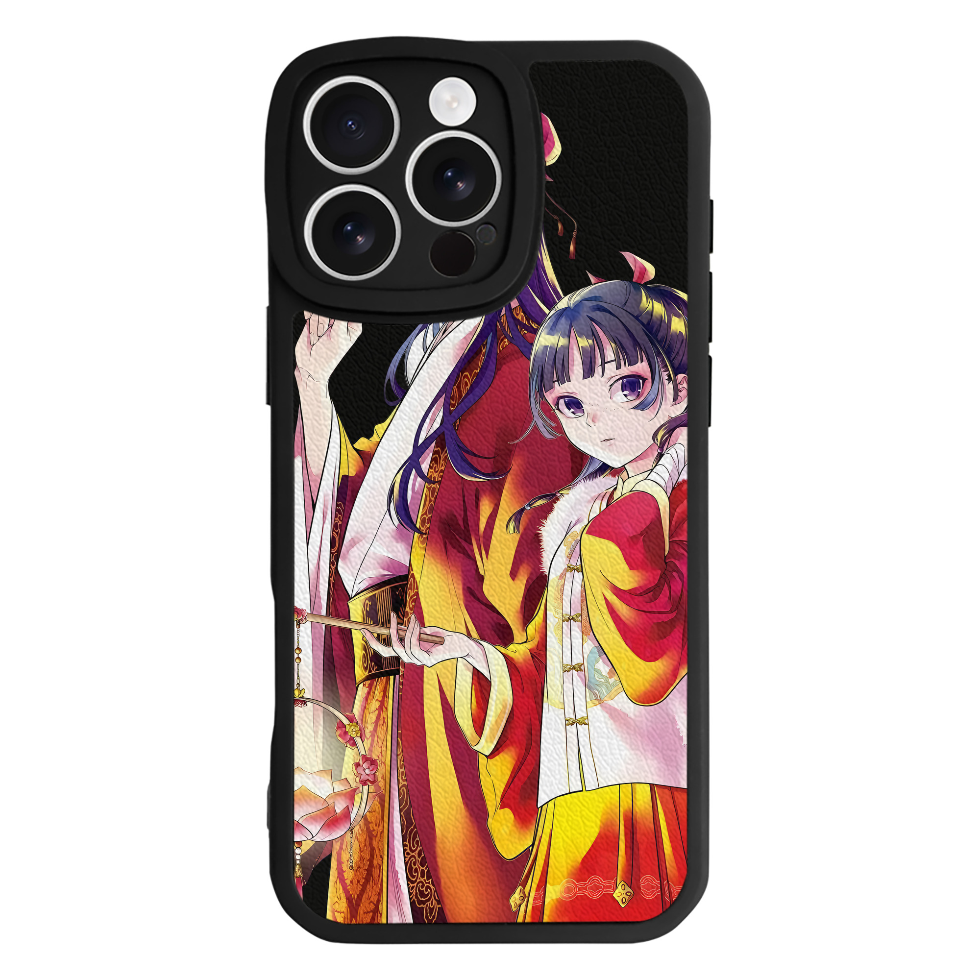 （画像用） 薬屋のひとりごと The Apothecary Diaries 【iPhone 16シリーズ対応】シリコンスマホケース（レザー調） 材質：シリコン